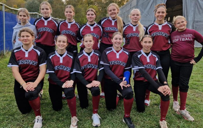 Teamfoto U19 Vermins Softball