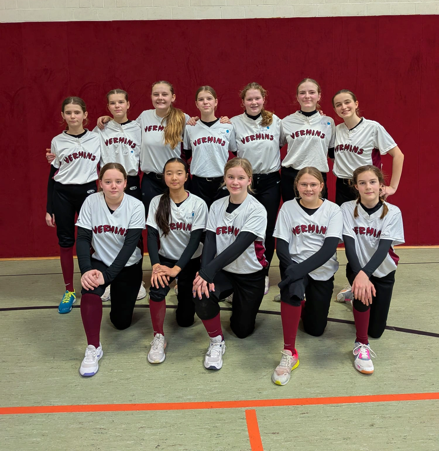 Team U16 Mannschaftsfoto beim Wintercup DD