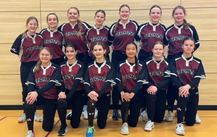 U16 Softball Trainingscamp Mannschaftfoto